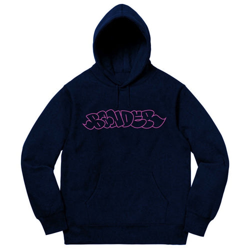 Bander Hoodie Throw Up Navy